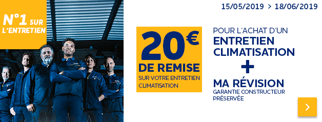 Offre 20€ de remise sur l'entretien climatisation