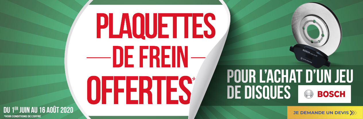 Plaquettes de frein : changez-les pour 0€ !