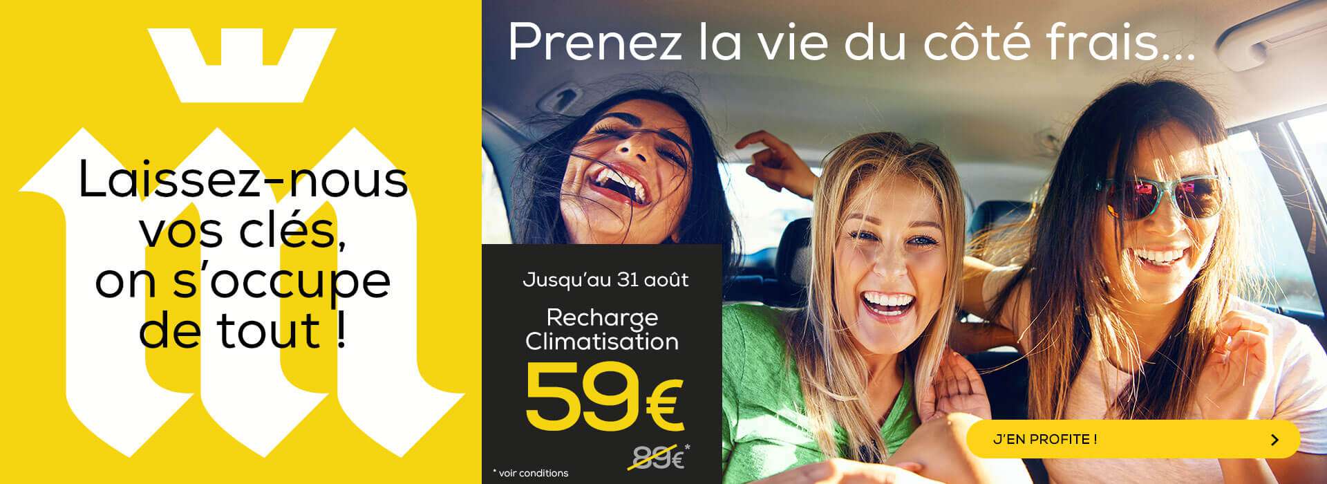 Promo Midas Recharge climatisation à 59€ au lieu de 89€