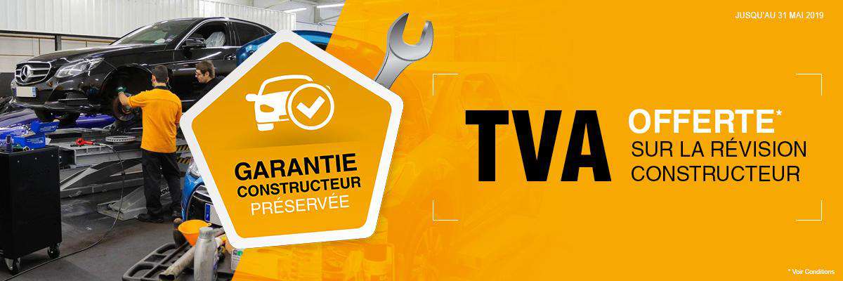 TVA offerte sur la révision constructeur